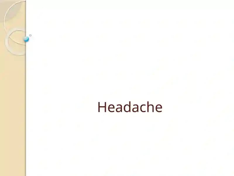 Headache