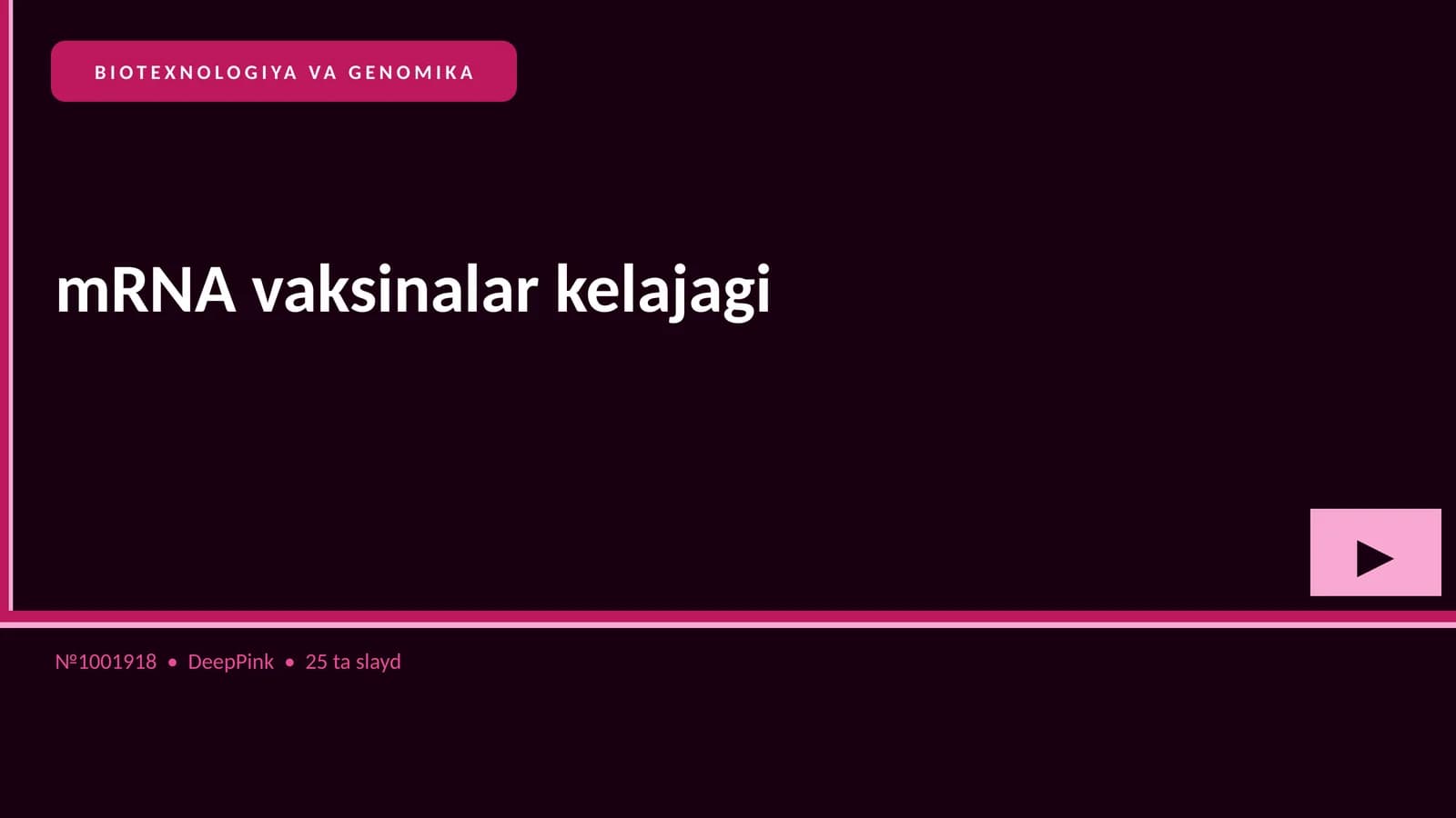 mRNA vaksinalar kelajagi