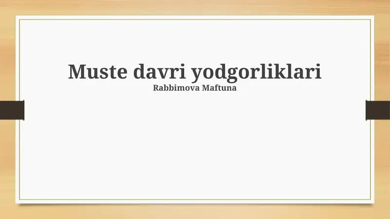 Mustye madaniyati