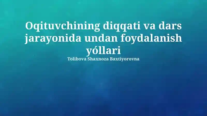 E'tiborni jalb qilish usullari va texnologiyalari