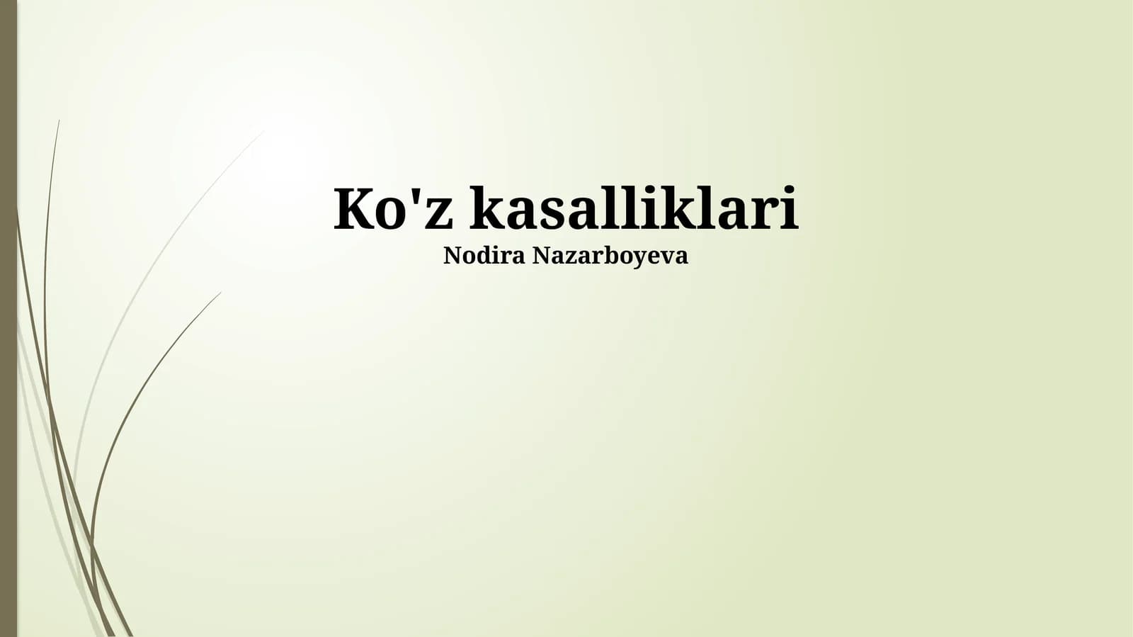 Ko'z kasalliklari