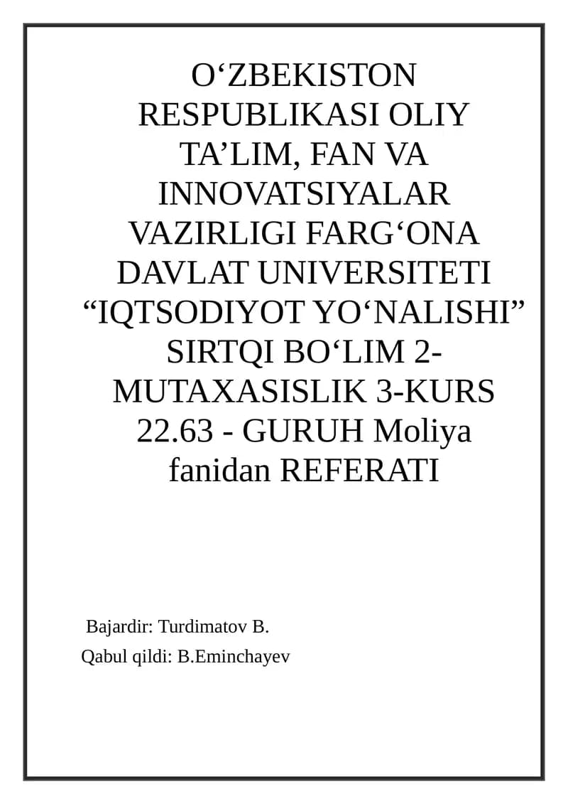 Mehnat resurslari deb tushunarli ma'noni aytmang