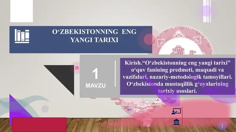 O‘zbekistonning ENG yangi tarixi
