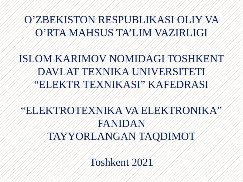 UCH FАZАLI TRАNSFОRMАTОRLАR