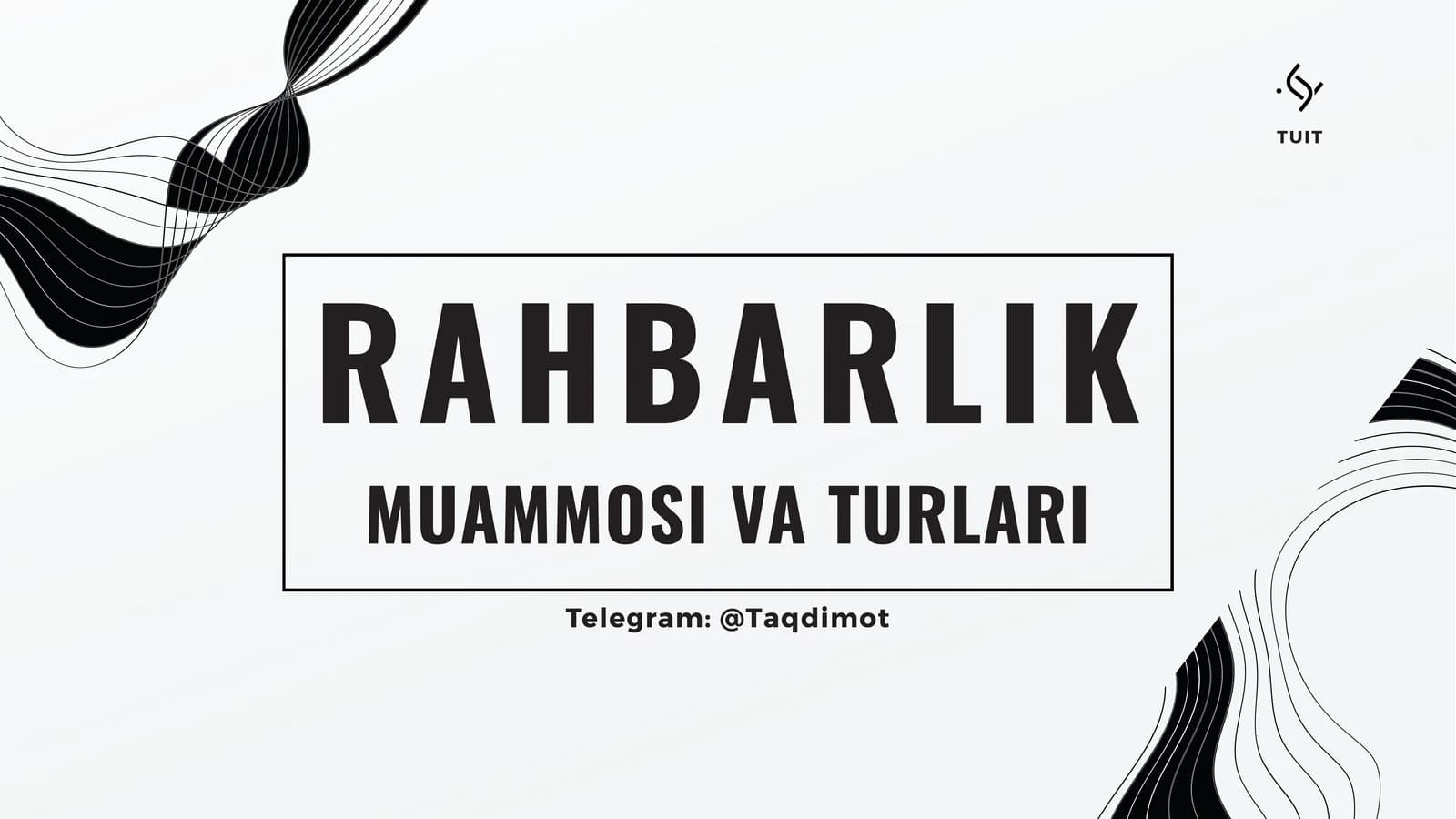 RAHBARLIK
