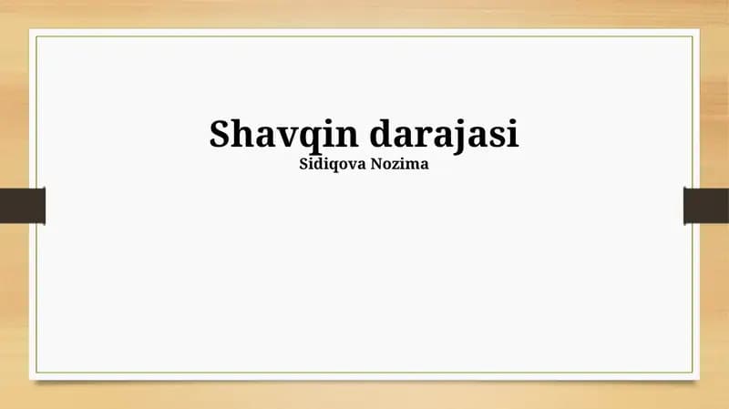 O'quv yili darajasi