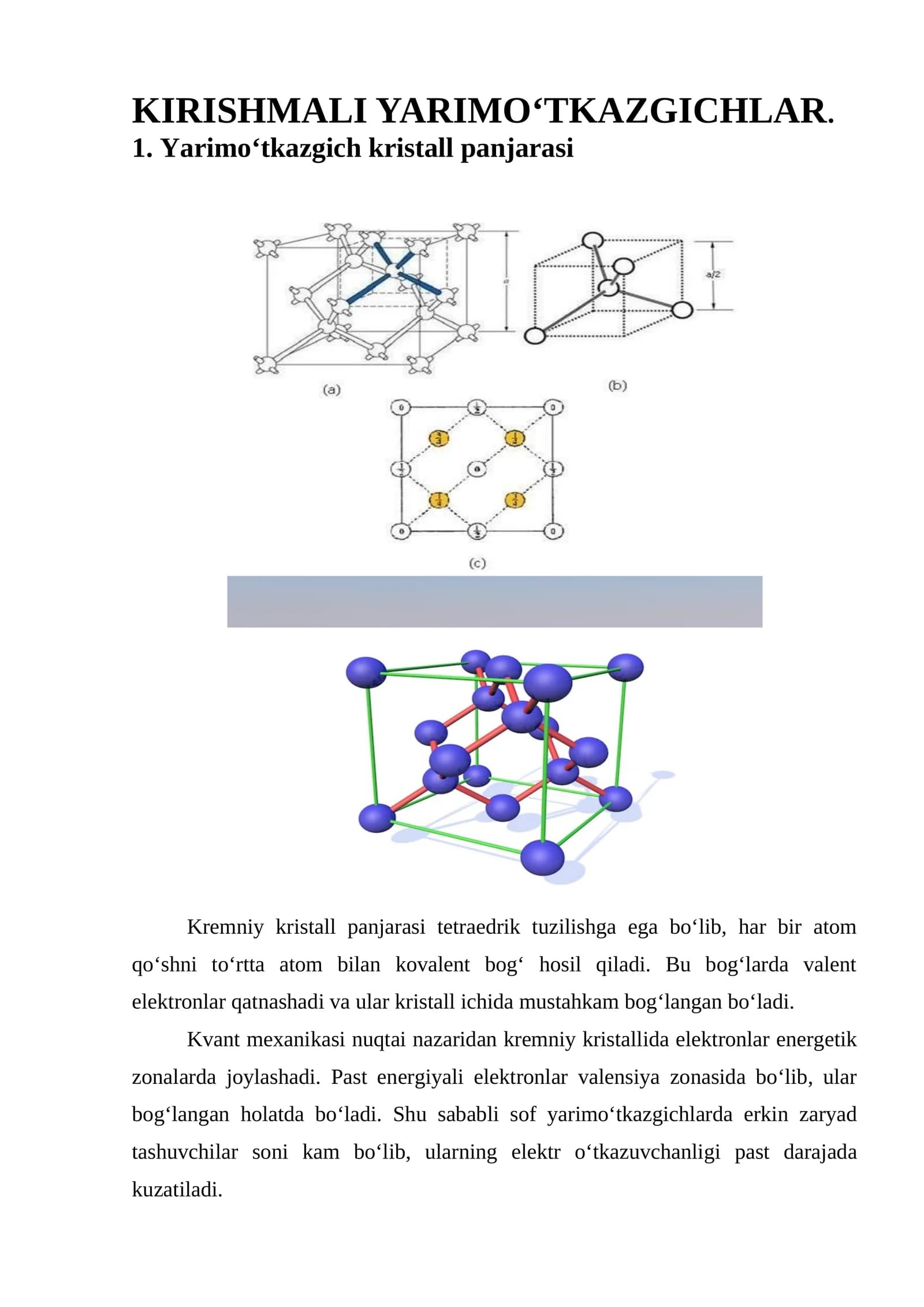 KIRISHMALI YARIMO‘TKAZGICHLAR