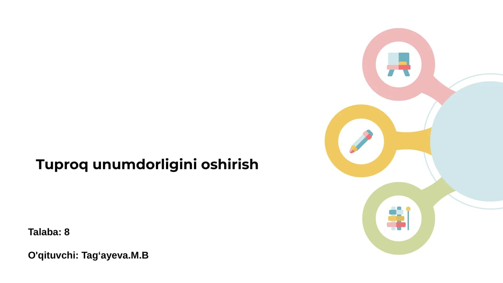 Tuproq unumdorligini oshirish