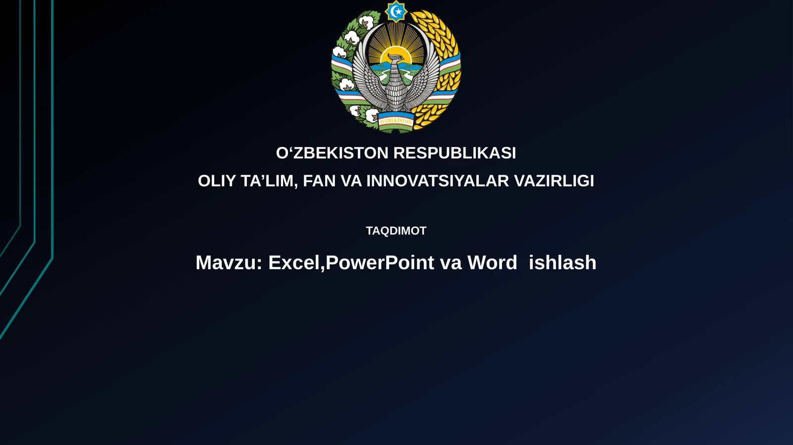 Excel, PowerPoint va Word: Asosiy Imkoniyatlar