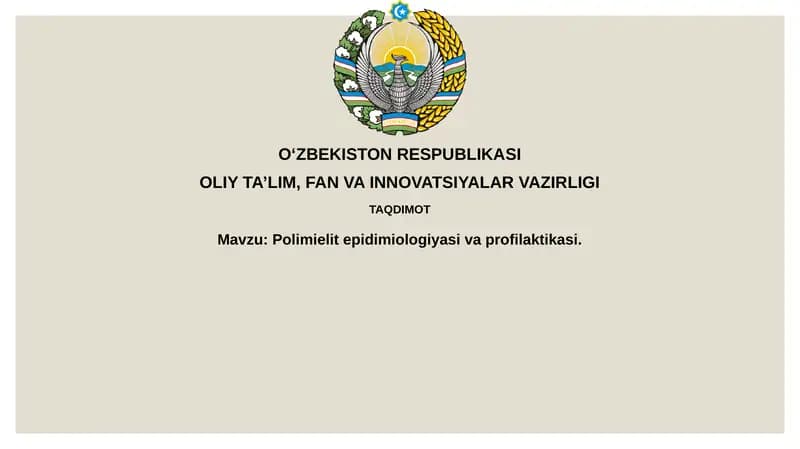 Poliomielit