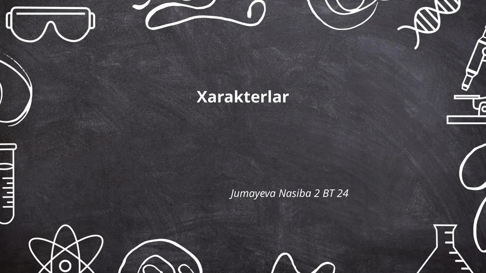 Xarakterlar