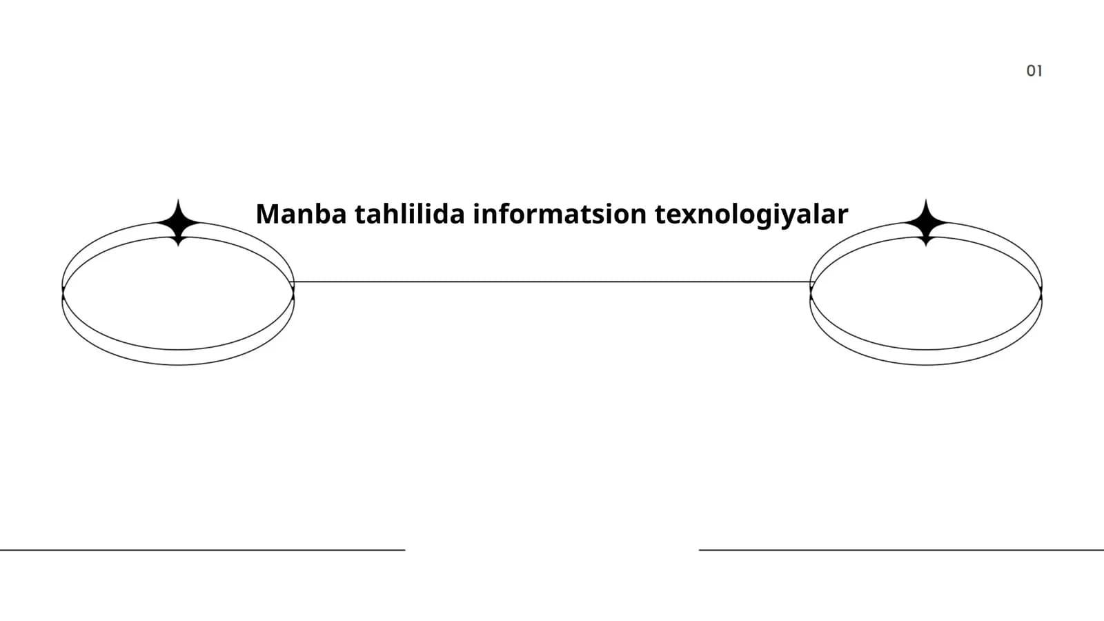 Elektron manbalar va ularning tahlili