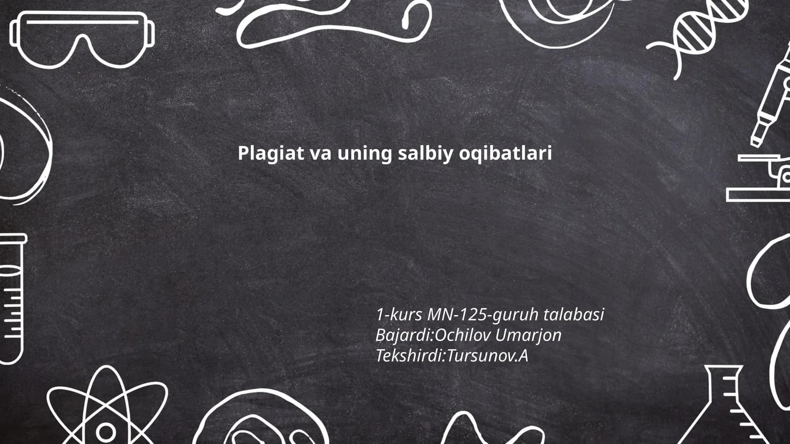 Plagiat va uning salbiy oqibatlari