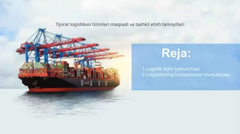 Tijorat logistikasi tizimlari
