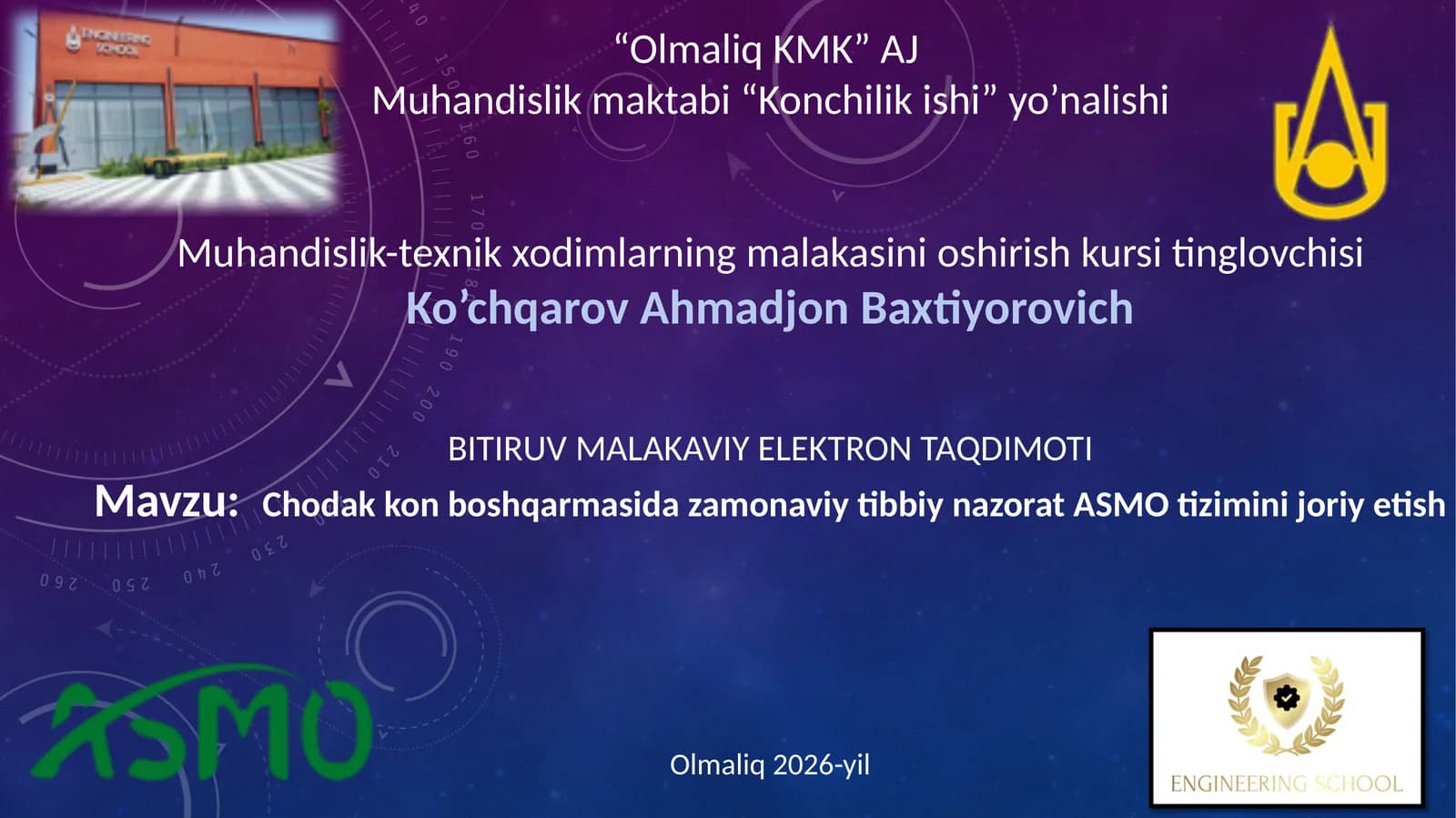 BITIRUV MALAKAVIY ELEKTRON TAQDIMOTI
