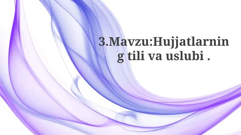 Uslubiy Qo'llanmalari va Konventsiyalari