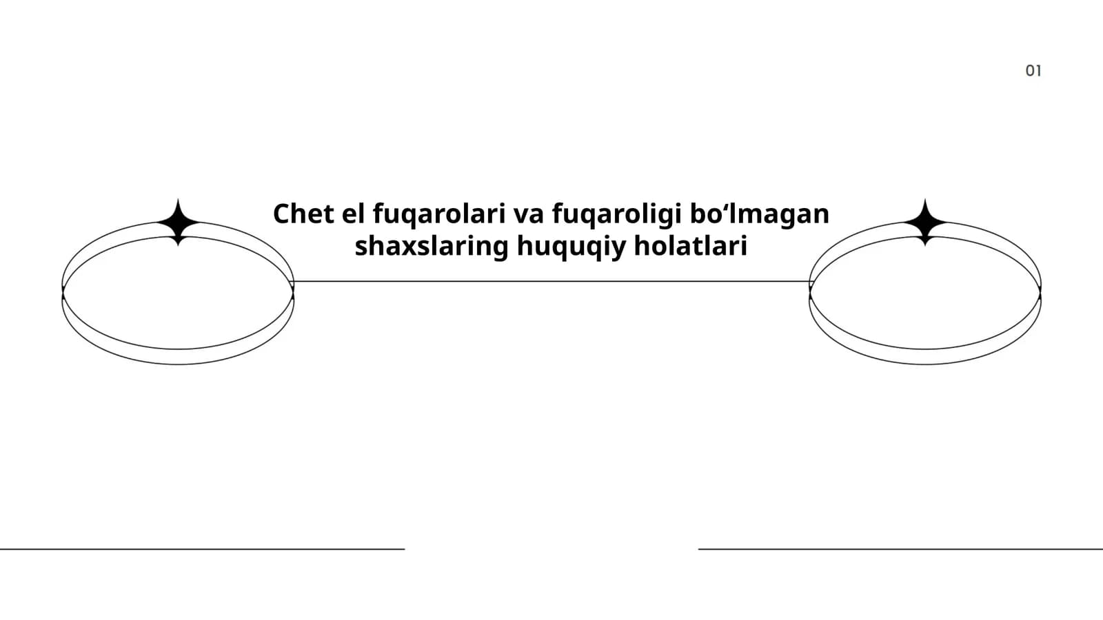 Chet el fuqarolari va fuqaroligi bo‘lmagan shaxslarning huquqiy holatlari