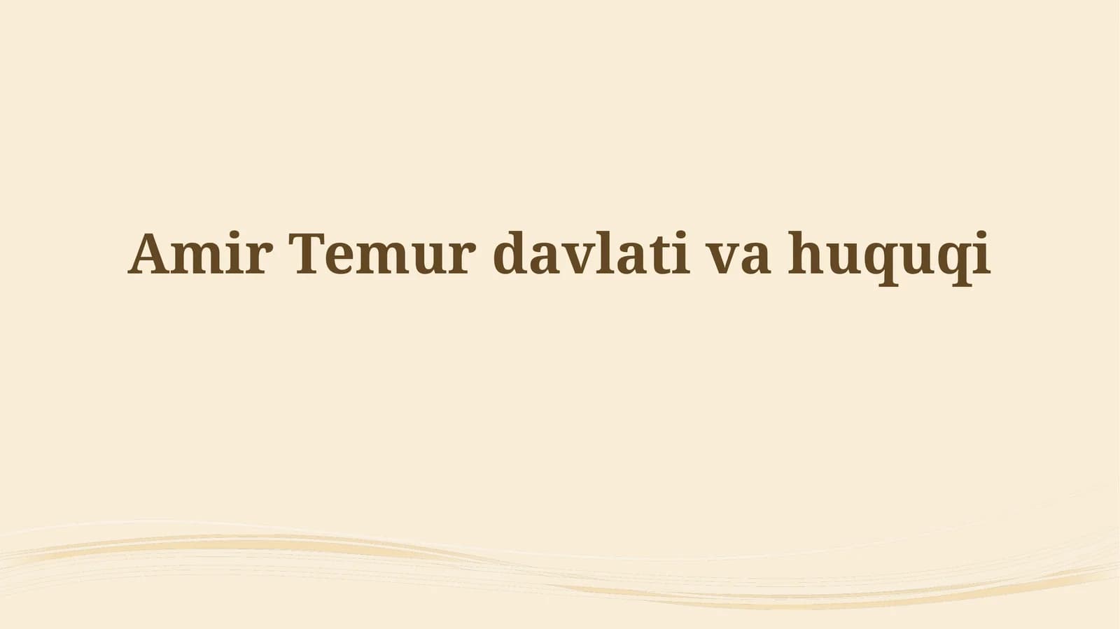 Amir Temur davlati