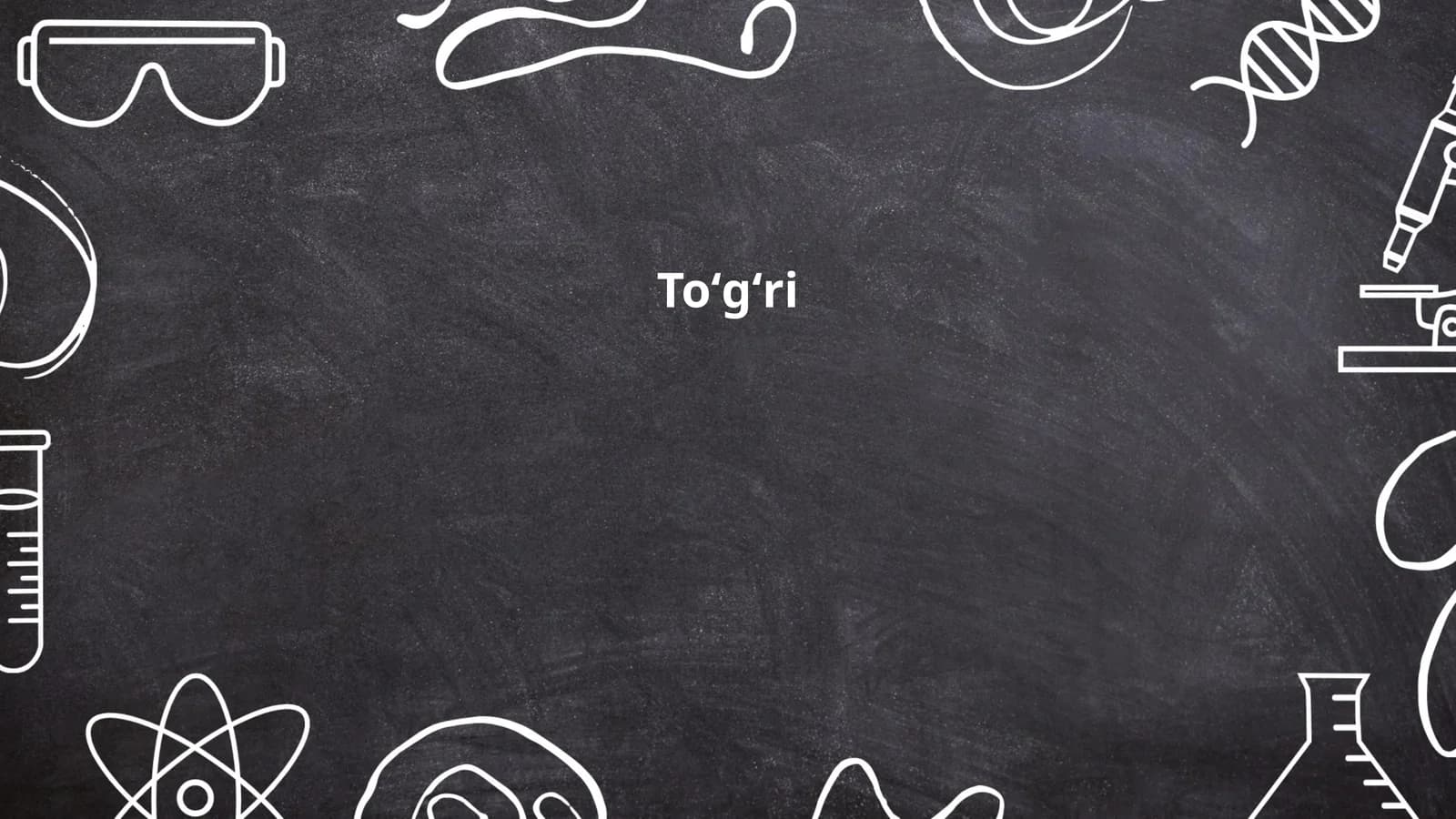 Toʻgʻri talaffuz