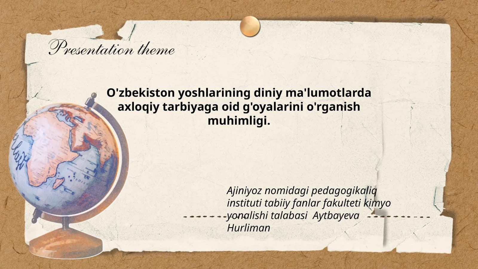 Diniy ma'lumotlardagi axloqiy tarbiya