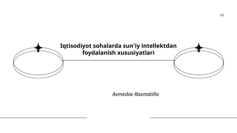Sun'iy intellekt va moliya sohasidagi progress