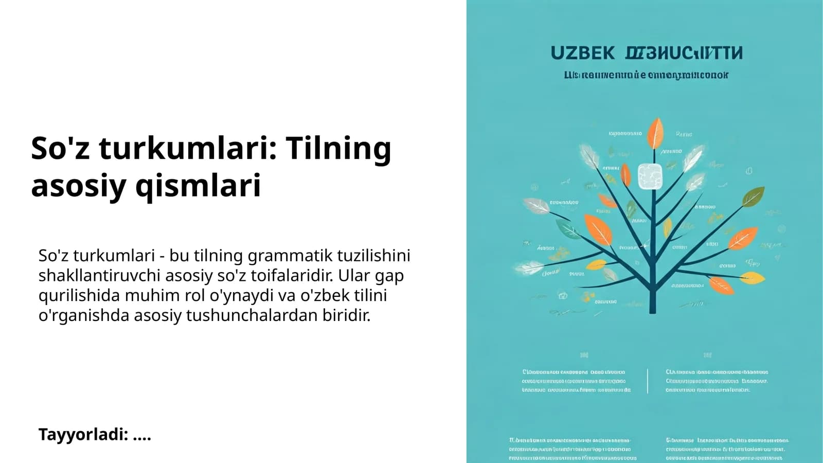 Otlar: O'zbek tilidagi otlar va ularning turlari