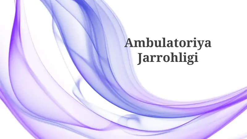 AmbulatoriyaJarrohligi