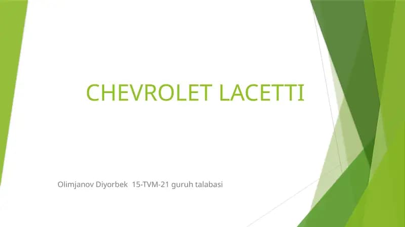 CHEVROLET LACETTI