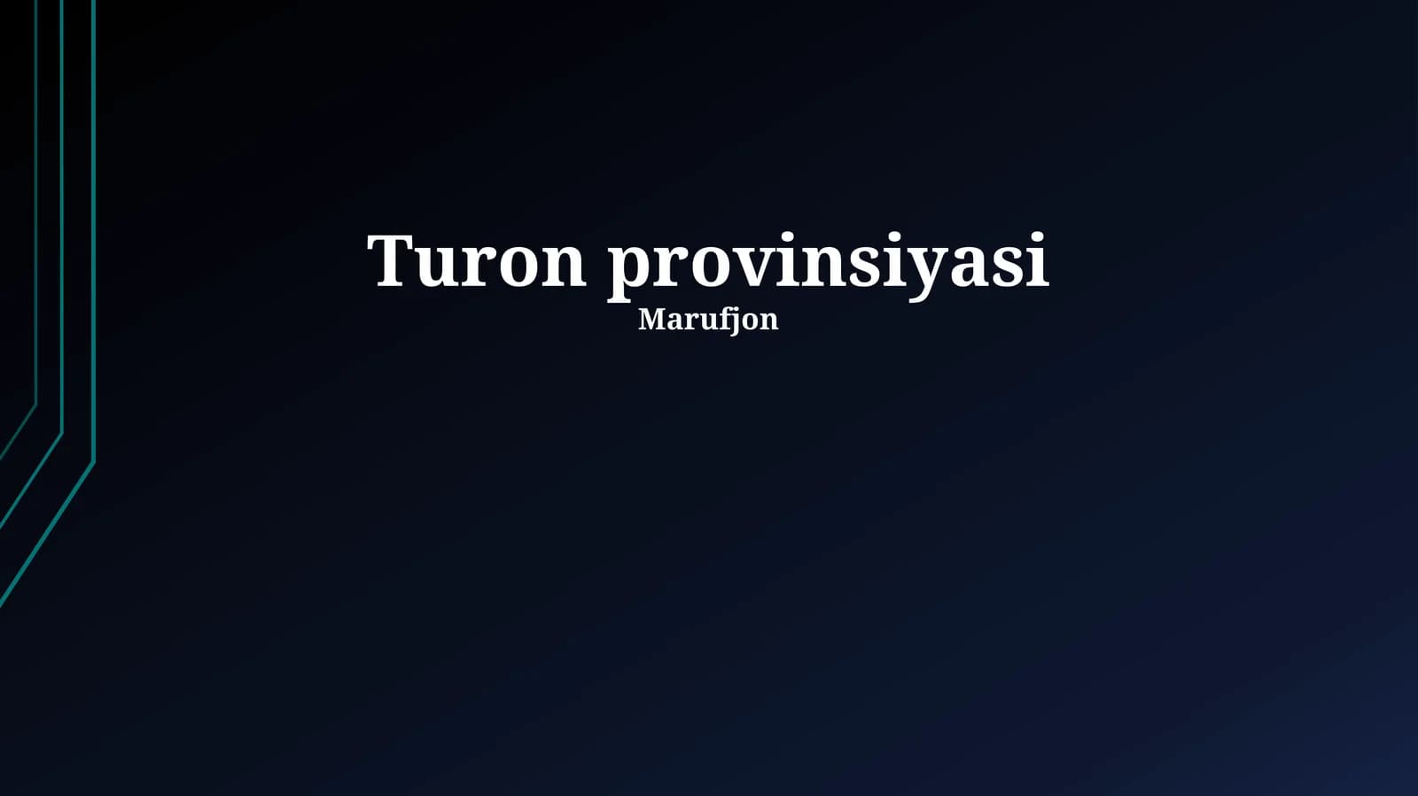 Turon provinsiyasi