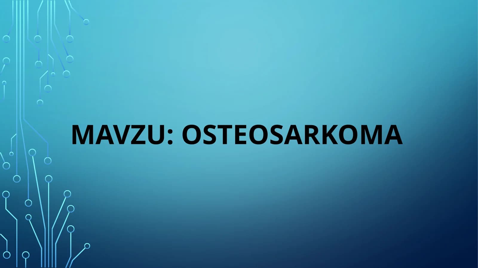 Osteosarkoma