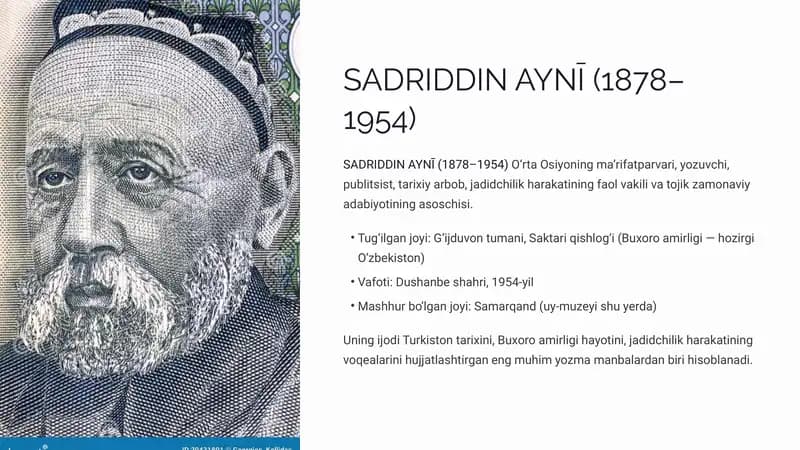 SADRIDDIN AYNI
