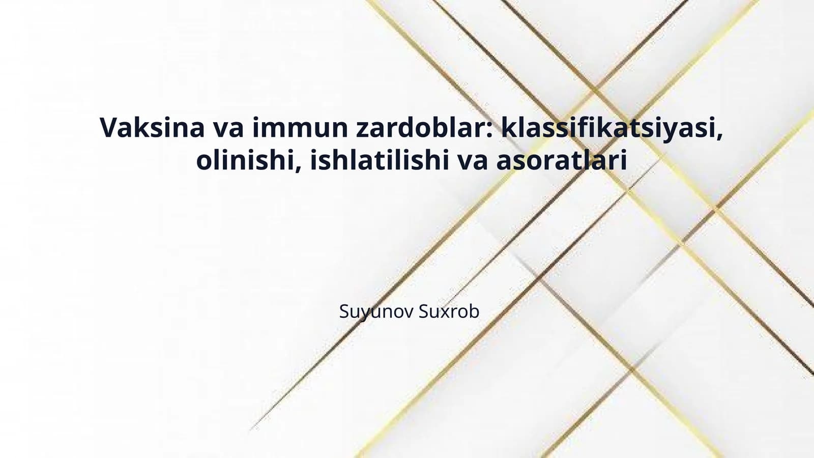Vaksina va immun zardoblar: klassifikatsiyasi, olinishi, ishlatilishi va asoratlari