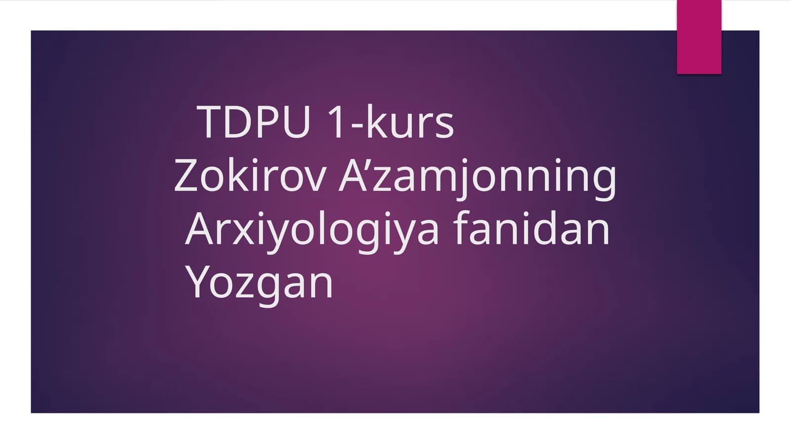 Arxiyologiya fanidan Yozgan Ellin madanyati