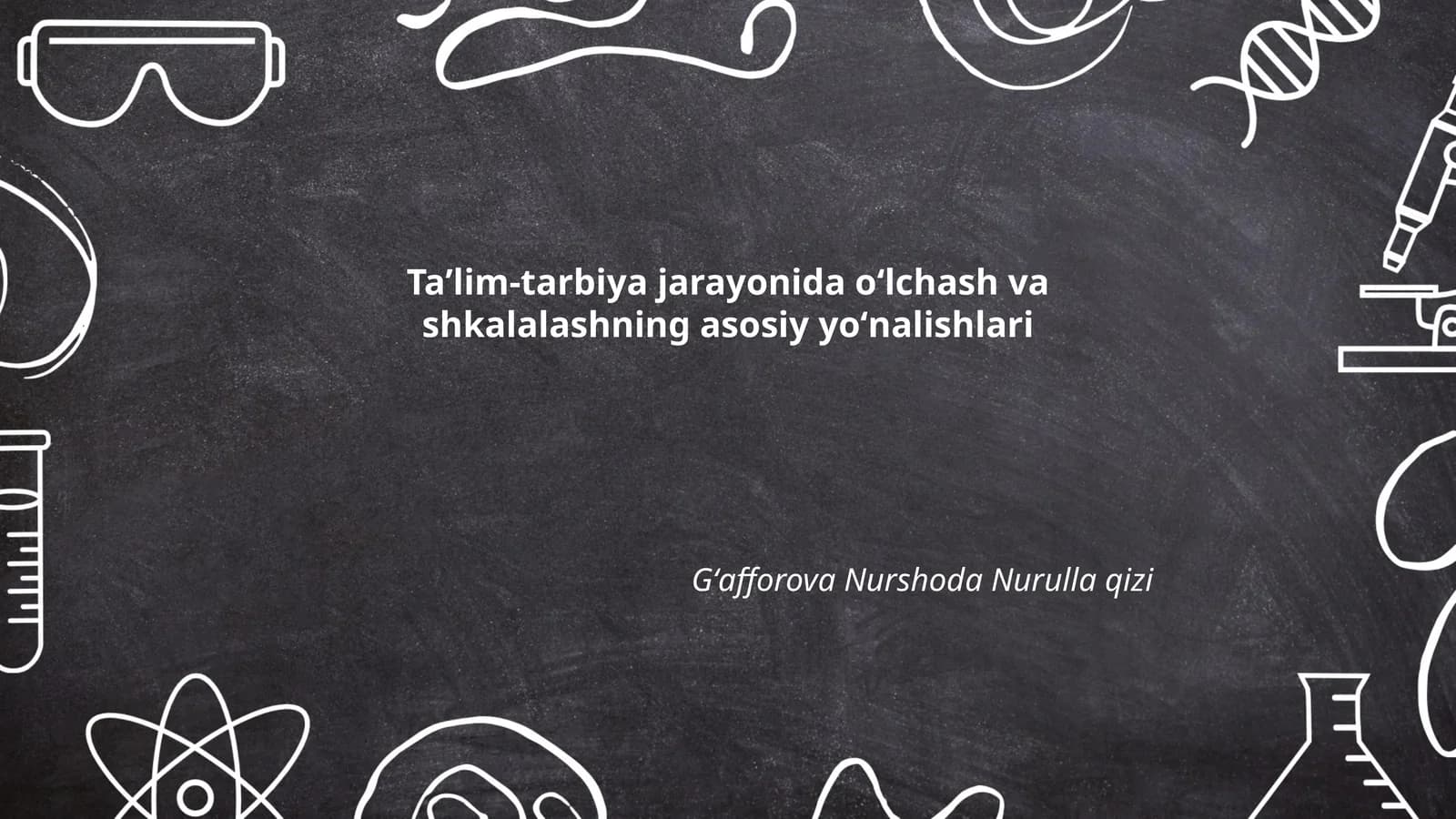 O'quv natijalarini baholash