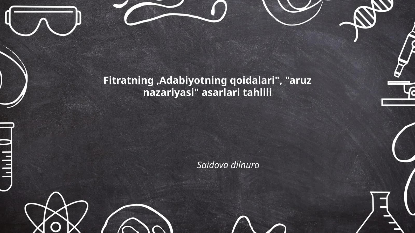 Fitratning, Adabiyotning Qoidalari", "Aruz Nazariyasi" Asarlari Tahlili
