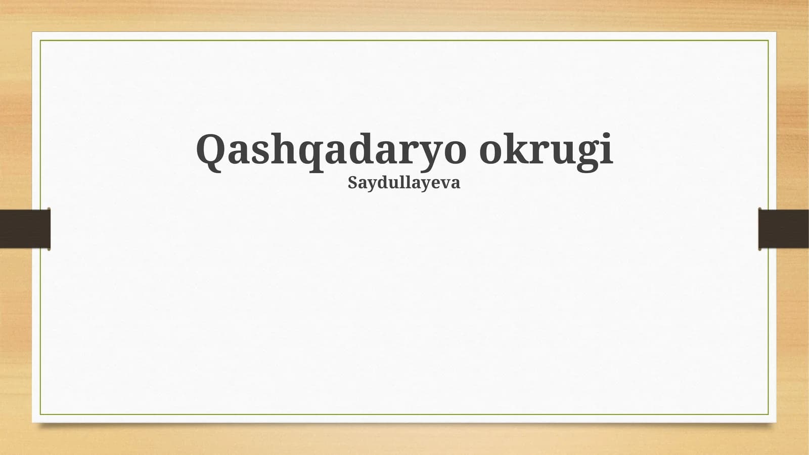 Qashqadaryo okrugi