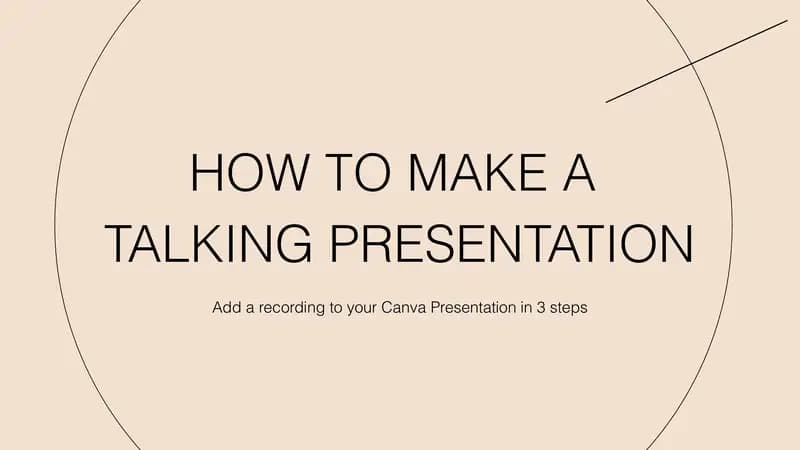 Talking Presentations