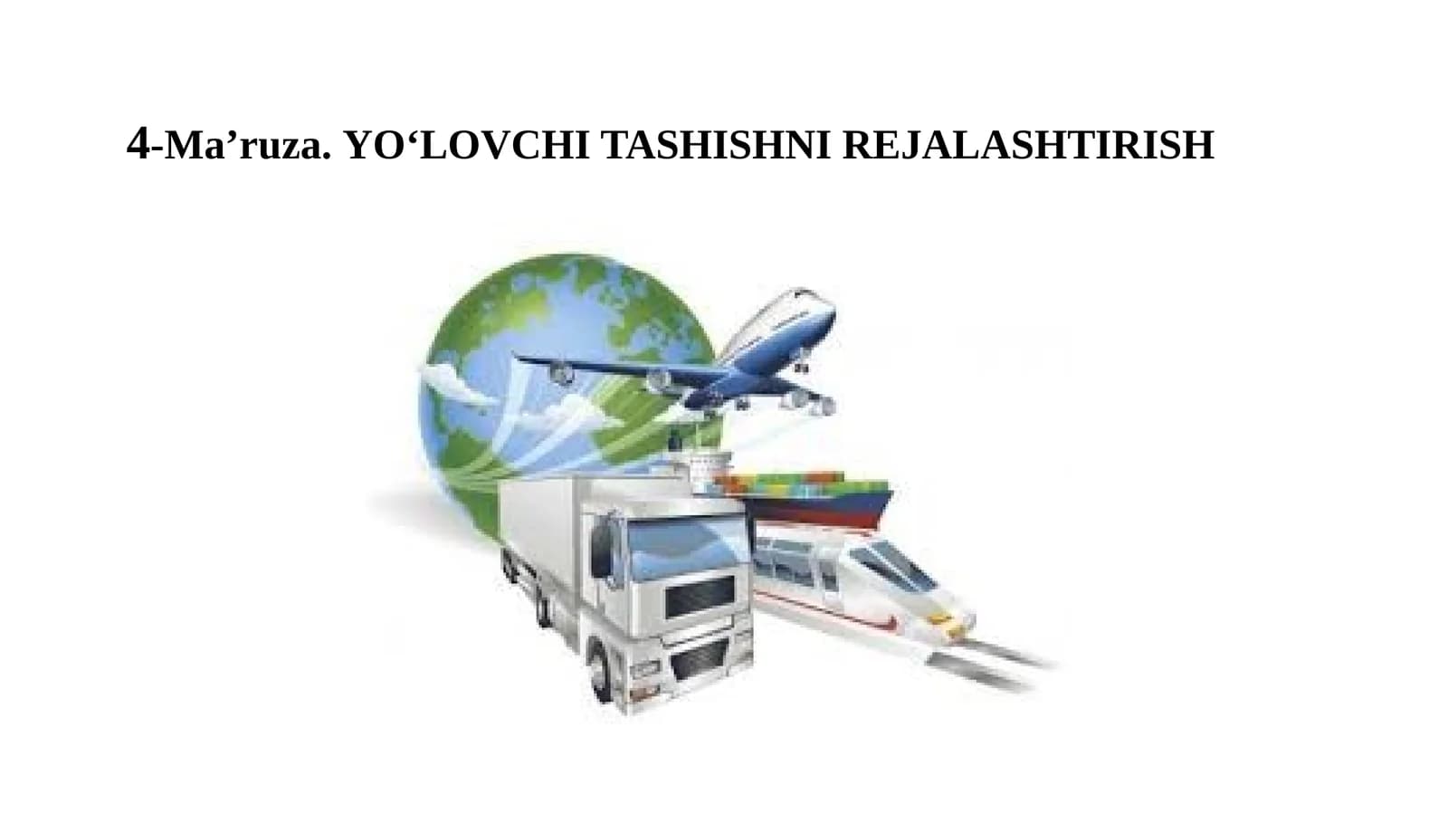 Yo'lovchi tashishni rejalaştirish