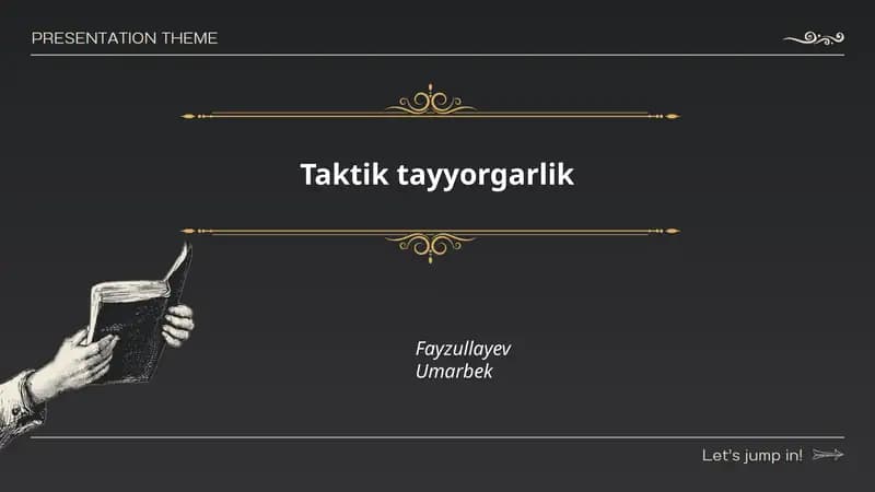 Taktik tayyorgarlik