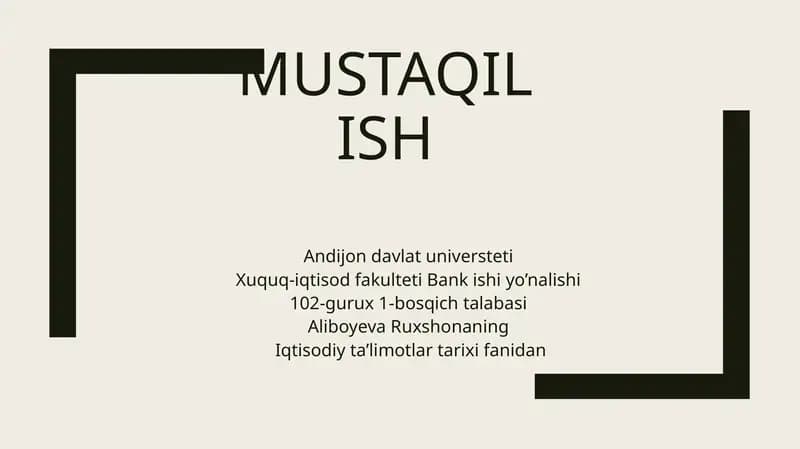MAVZU:J.M.KEYNSNING IQTISODIY TA’LIMOTI XUSUSIYATLARI