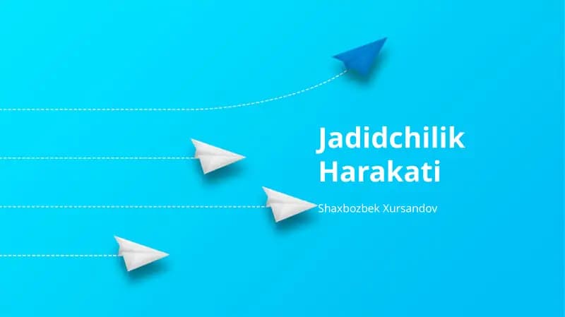 Jadidchilik Harakati
