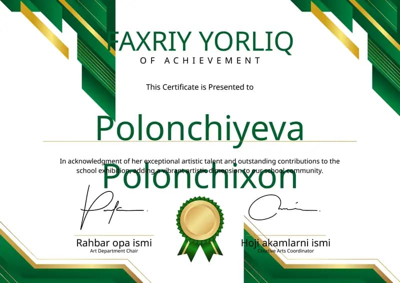 FAXRIY YORLIQ