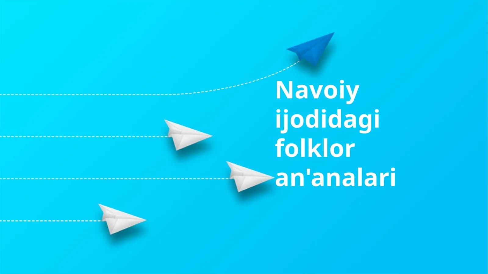 Navoiy ijodidagi folklor an'analari
