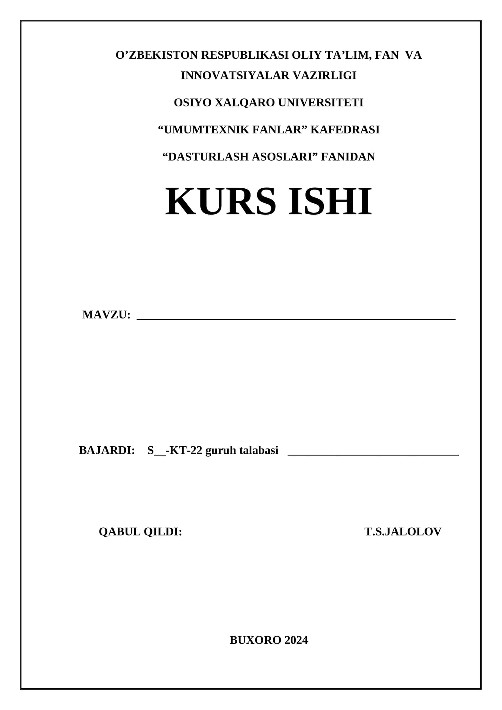 Pythonda json bilan ishlash