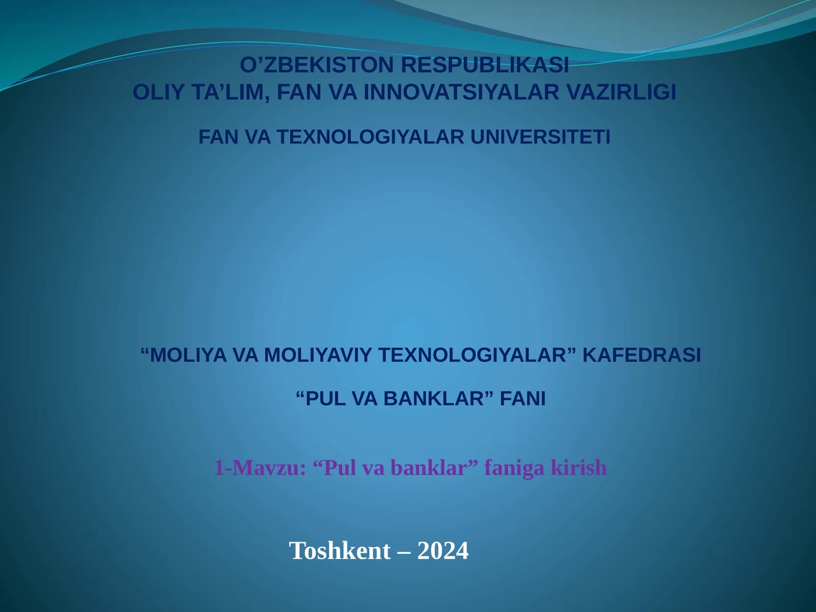 “Pulvabanklar”fanigakirish