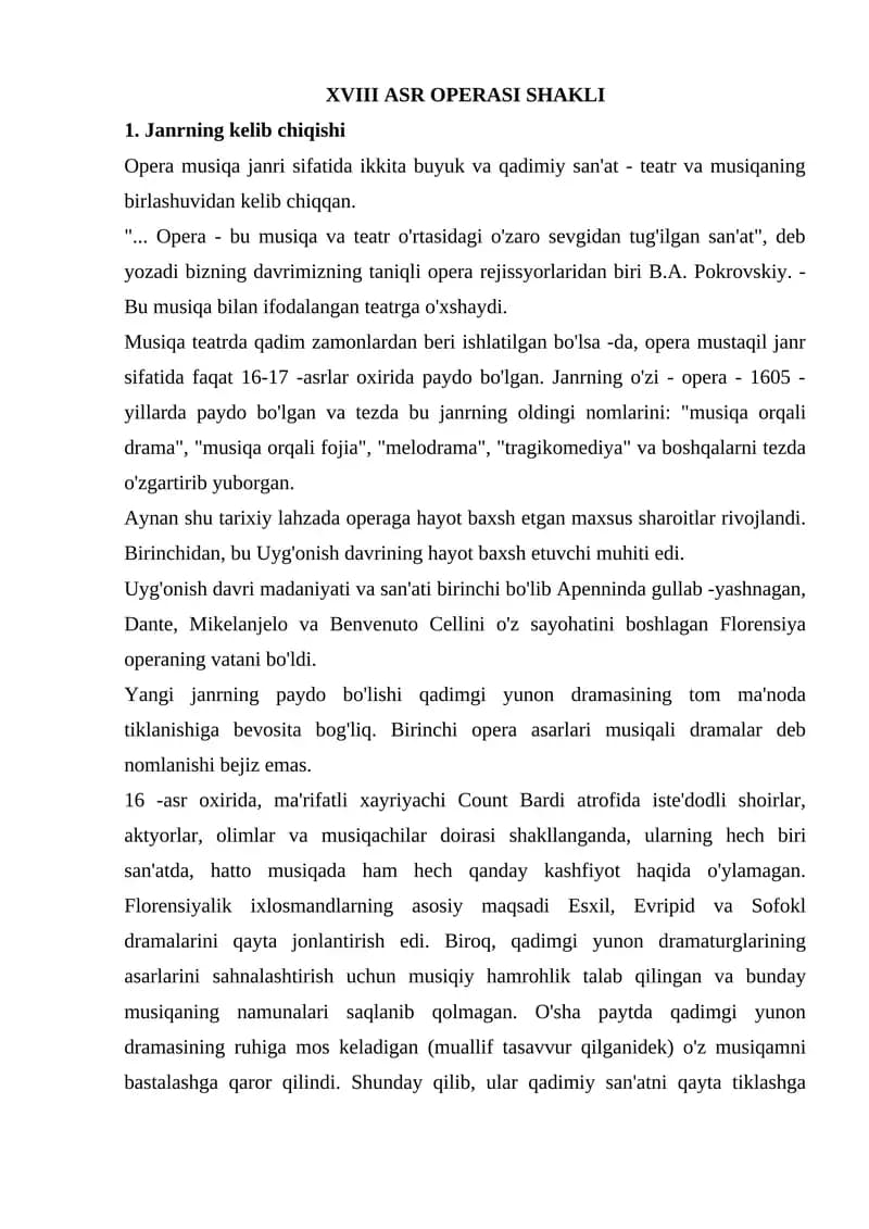 XVIII ASR OPERASI SHAKLI