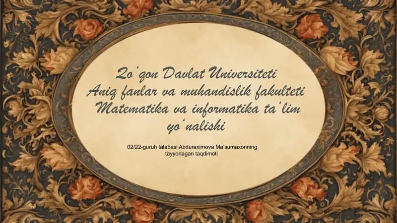 Misr va vavilon halqlarida matematika va astronomiya.