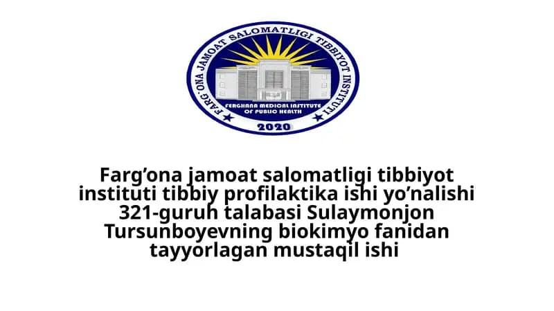Endokrin va Nerv sistemasi o’rtasidagi o’zaro bog’liqlik