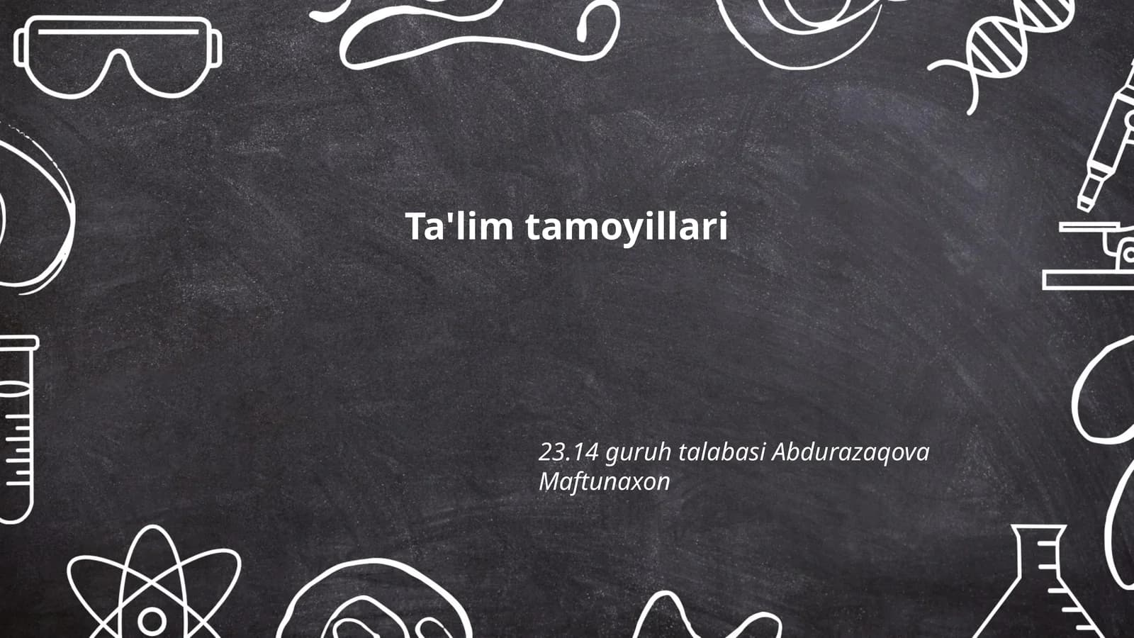 Ta'lim jarayonining samaradorligi