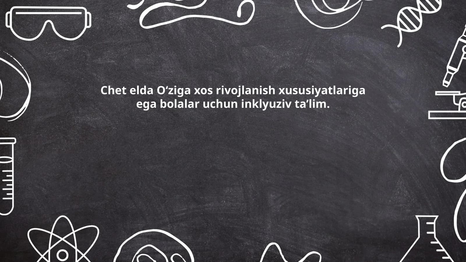 O‘ziga xos rivojlanish xususiyatlariga ega bolalar uchun inklyuziv ta’lim